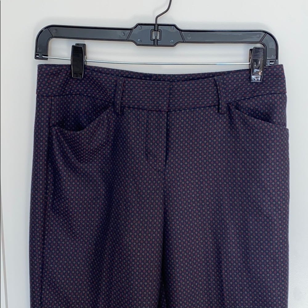 Express Editor Diamond Print Pant - image 1